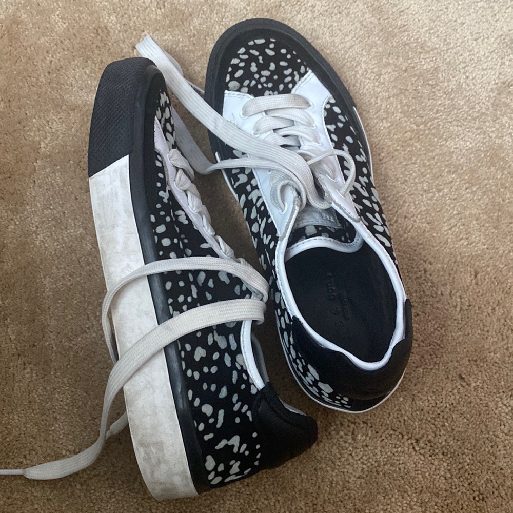 Black & white sneakers